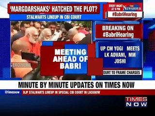 Babri Case- Yogi Adityanath Meets LK Advani