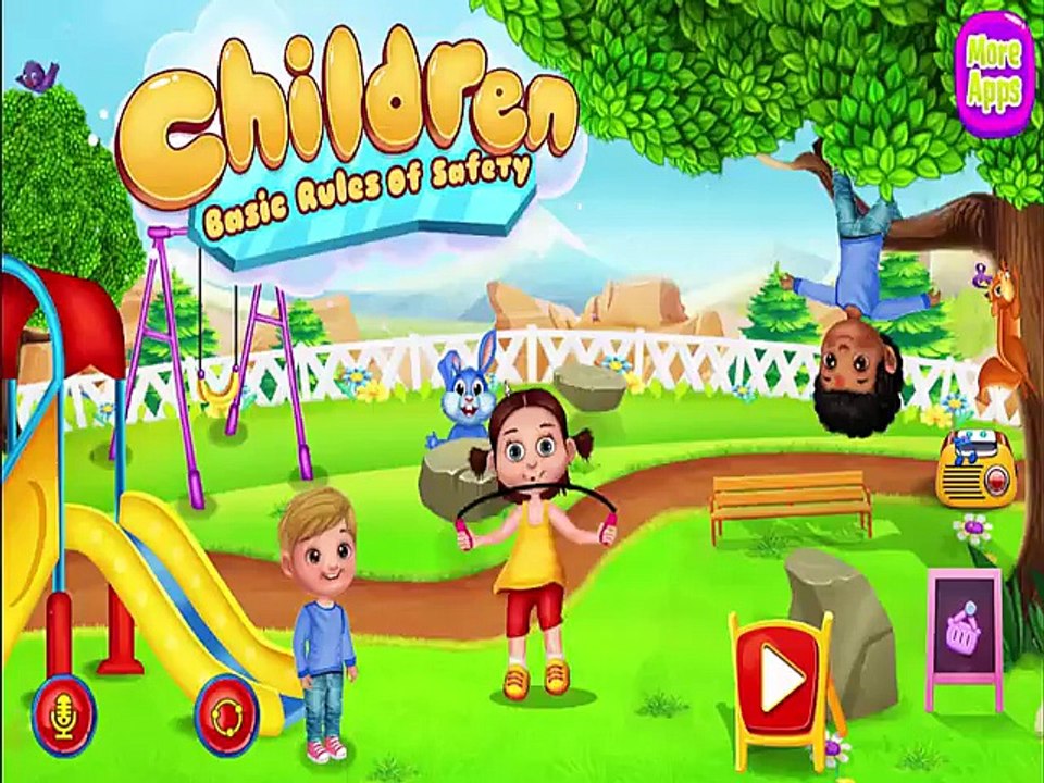 Baby Learn to be Safe with Children Basic Rules of Safety Educational Video Kids Games