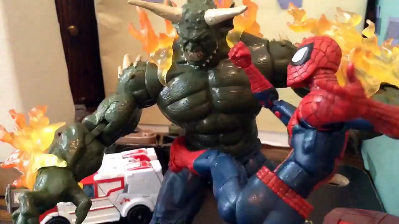 Ultimates: Spider-Man vs the Green Goblin Stop Motion animation