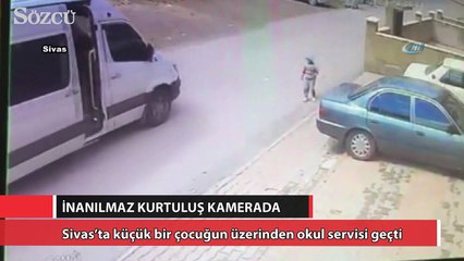 İnanılmaz kurtuluş kamerada