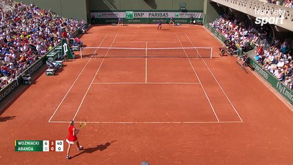 Roland-Garros 2017 : Wozniacki écrase Abanda (6-0, 6-0) en 52 minutes