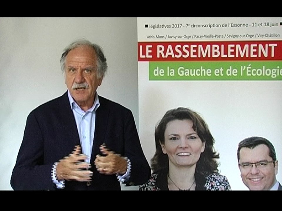 Noël Mamère soutient Eva Sas pour les législatives des 11 et 18 juin 2017