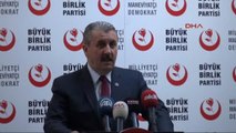 BBP Lideri Destici: Şahadet Sürecinin Üstünü Kimsenin Örtmesine Müsaade Etmeyeceğiz