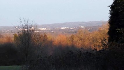 A different view on Crawley, from Rusper. Coolpix P900 Zoom test