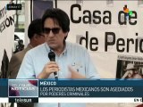 Periodistas mexicanos exigen garantías para ejercer su profesión