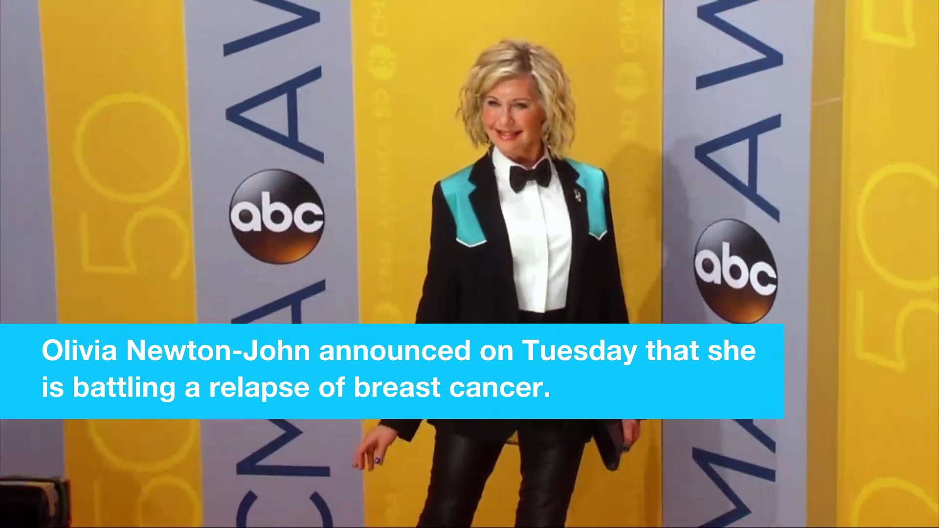 Olivia Newton-John reveals breast cancer relapse
