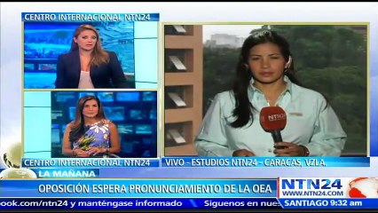 Oposición venezolana espera una “firme resolución” en reunión de cancilleres en la OEA que ayude a restituir el orden co