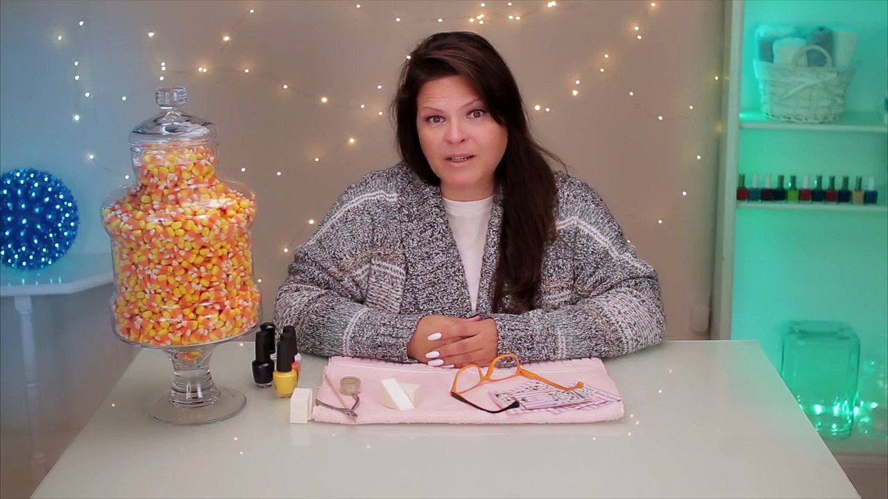 Candy Corn Ombre Nails