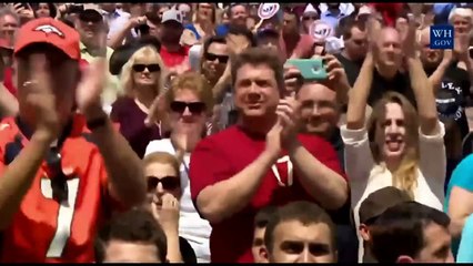 President Trump SPEECH at Arlington Cementary wreath laying ceremony on memorial day 5-29-2017