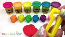 Learn Colors with Play Doh Ice Cream Peppa Pig Elephant Molds Fun & Creative for Kids EggV