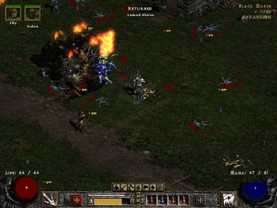 Lets Play - Diablo II Game Play [Forgotten Tower] [Necromancer] [E:8]