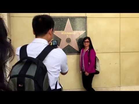 Ali star big hit on Hollywood Blvd