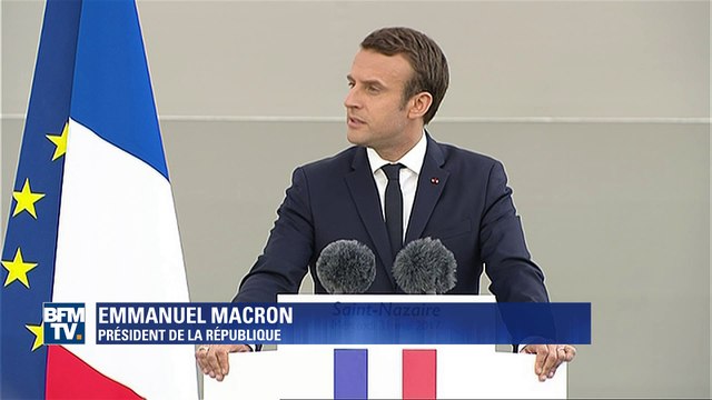 Emmanuel Macron remercie les salariés de STX pour avoir sauvé l'entreprise