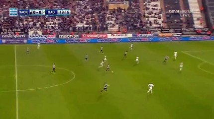 1-0 Diego Biseswar AMAZING Goal  - PAOK 1-0 Panathinaikos 31.05.2017