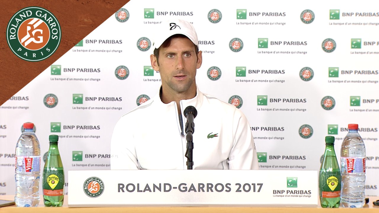 Roland Garros 2017 : 2T conférence de presse Novak Djokovic