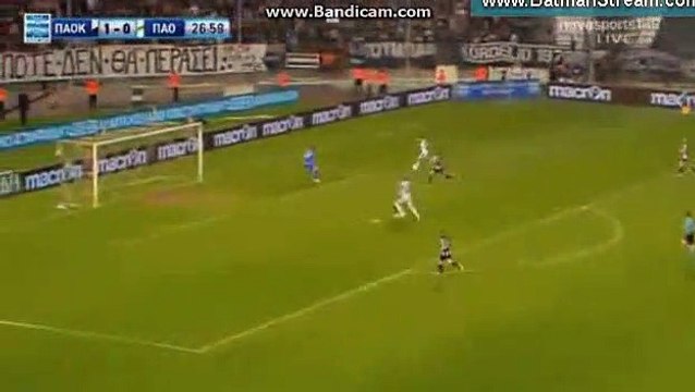 Goal Klonaridis PAOK 1-1 Panathinaikos 31.05.2017