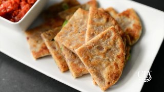 Paratha with Red Kidney Beans, Green Onions, and Tomato Chutney - YouTube