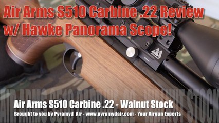 Air Arms S510 Carbine .22 - Airgun Artistry at work - Airgun Review by Rick Eutsler / AirgunWeb
