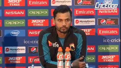 Masrafe Mortaza Press Conference Before England Match at Champions Trophy