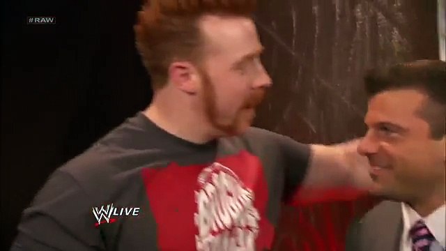 Mark Henry Attacks Sheamus Backstage WWE Raw April 15th 2013