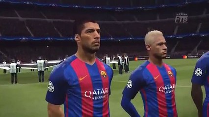Barcelona vs Paris Saint Germain | 10 - 0 | Goals & Highlights | PES 2017