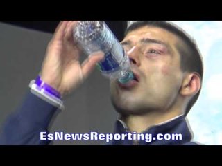 AN EMOTIONALLY UPSET Matthysse AFTER KNOCKOUT LOSS explains WHY HE DIDNT GET UP