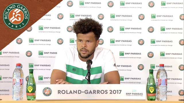 Roland Garros 2017 : 2T conférence de presse Jo Wilfried Tsonga