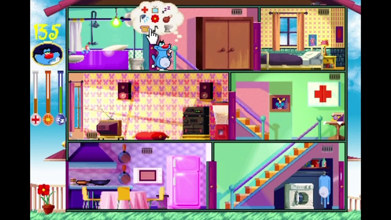 oggy and the cockroach wala game