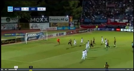 Το γκολ του Αραούχο - Πανιώνιος - ΑΕΚ 1-2  31.05.2017 (HD)