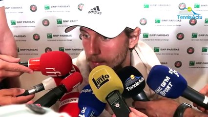 Roland-Garros 2017 - Lucas Pouille : "J'aime jouer sur ce Central"