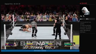 The Shield VS Big show 3 on 1 handicap match Elimination chamber full match (160)