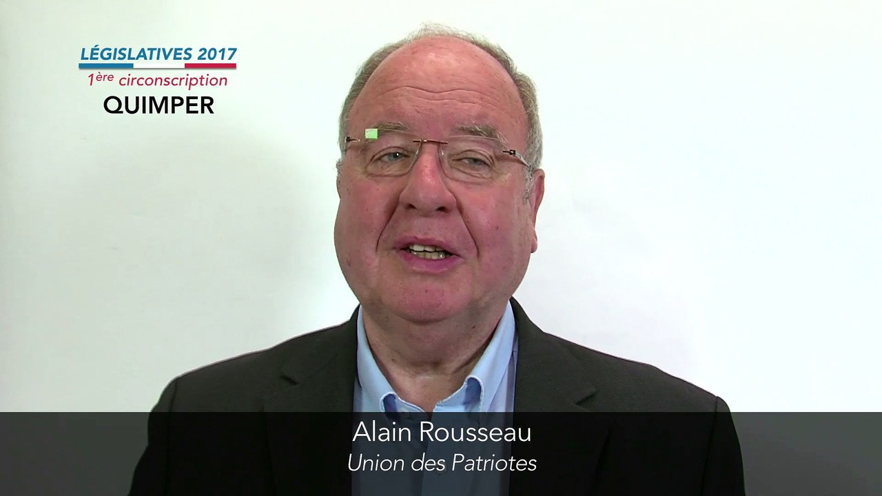 Sur Tebeo TV  Législatives 2017  Alain Rousseau  Candidat du SIEL  Divers Droite  Union des Droites  1ère circonscription du Finistère
