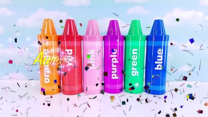 Learn Colors Mickey Mouse Clubhouse Crayon Toy Surprises! Fun Educational Nursery Rhymes V