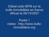 Partie 1 Débat BFM sur la bulle immobilière en france