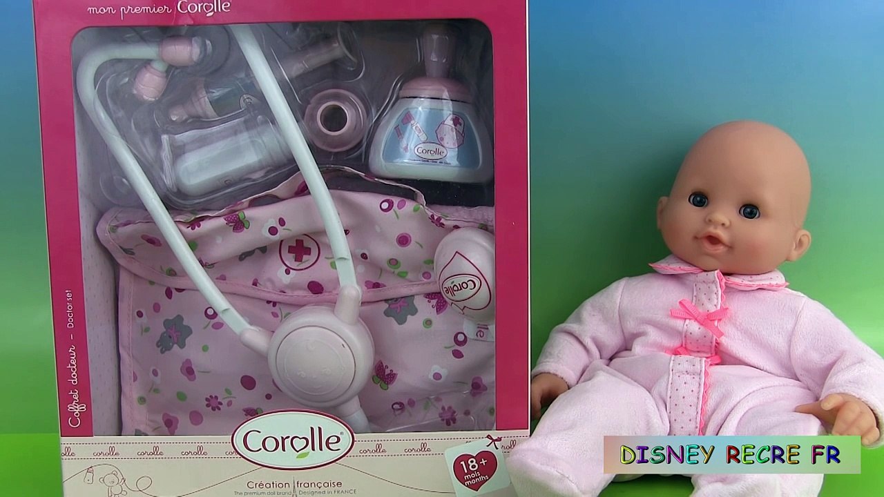 Corolle Bebe Mon Premier Accessoires Coffret Du Docteur Sick Baby Doll Aujourdhui Nous A Video Dailymotion