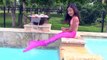 Real Mermaid Treasure Hunting Live Mermaids Tale 3 In Our Pool | Toys Academy