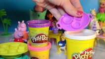 Peppa Pig Play Doh Birthday Cake Dough Happy B-Day Muddy Puddles Toys Pastel de Cumpleaños