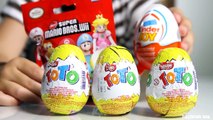 3 New Surprise Eggs from Nestle, Kinder Joy and Super Mario Bros Wii Toy​​​ So were doing