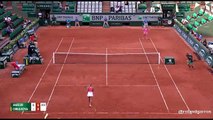 شاهد فرحة أنس جابر بمرورها للدور الثالث من بطولة فرنسا المفتوحة للتنس 