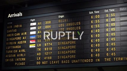 Australia Melbourne Airport on lockdown after passenger claims he has bomb on flight