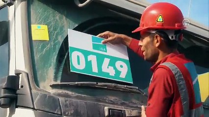 3. havalimanında 1453 kamyon ile fethe özel gösteri (Video)
