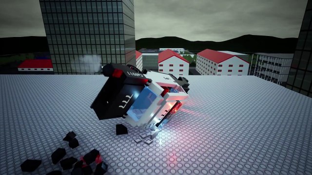 Building Cars Falls Crashes #37 Brick Rigs