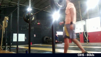 Over Head Squat 176 lbs CrossFit