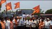 MES and Shiva Sena Activists Protest against Karnataka Government
