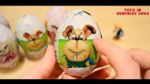 Киндер Сюрприз игрушки Барбоскины новая серия 2016 NEW Kinder Surprise eggs español Видео