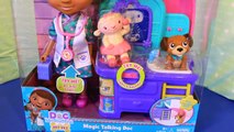 Doctor Baby Alive HELPS LAMBIE At the Doc McStuffins Talking Vet Clinic Findo Dog Cute Top