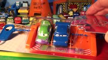 Disney Pixar Cars, Unboxing New Riplash Racers with Lightning McQueen, Mack, DJ, Wingo Sno