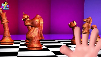Finger Family Chess Family _ Finger Family Songs _ Funny F