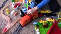 Thomas and Friends Woodenomas Train and Lego Duplo Playtime Comp