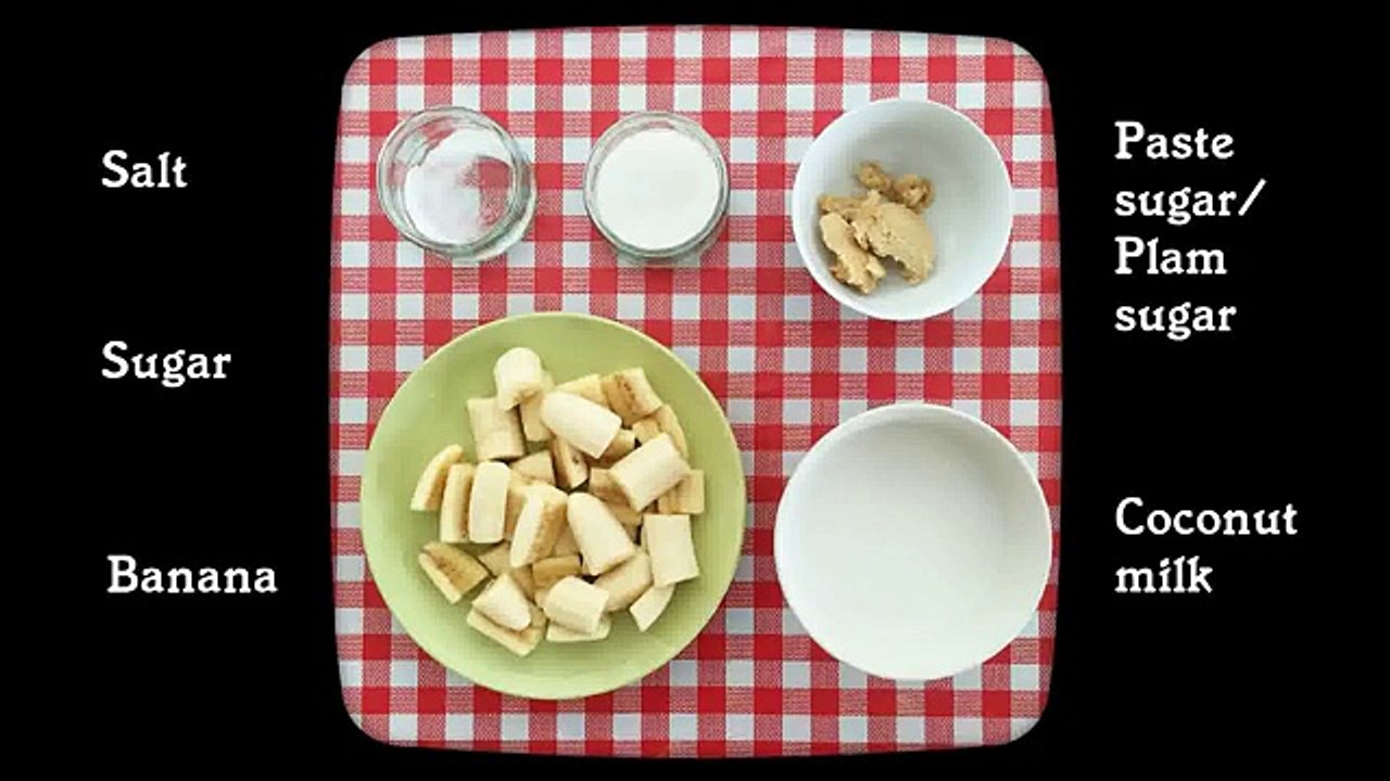 Banana in coconut milk- Thai dessert - YouTube